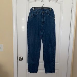 VTG Lee Dark Wash Denim Mom Jeans